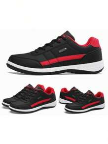 Zapatillas deportivas casuales para hombre,Zapatillas de tenis con suela blanda antideslizante - Negro - Ver 10