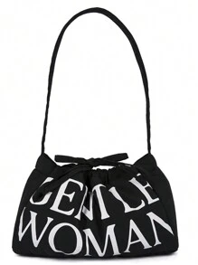 Jacjzawa Nuevo estilo de bolso de hombro, bolso versátil estilo nube y dumpling, bolso de moda tipo puff, bolso de mano para señoras, bolso de axila