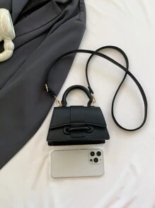 Ce sac à rouge à lèvres à super texture populaire cette année, petit sac carré miniature étranger, nouveau sac à main polyvalent de couleur unie, sac pour femme