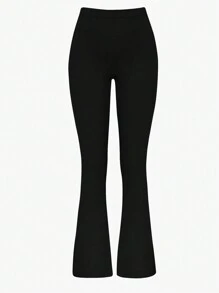 XLLAIS 2026款性感紧身喇叭裤 高腰弹力运动休闲纯色裤 万圣节