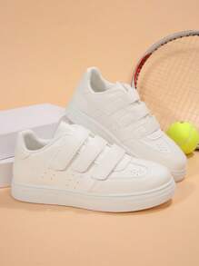 跨境女士运动鞋，透气轻便柔软低帮钩环休闲运动鞋，百搭舒适 - 白色 - 查看 3