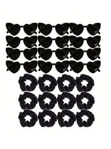 Set di 12 scrunchies in raso per damigelle d'onore, elastici per capelli per addio al nubilato, idee regalo per feste di addio al nubilato, regali per la proposta alle damigelle, non danneggia i capelli