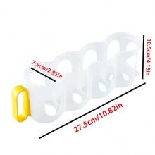 Stackable Can Organizer Rack, Fridge Beverage Soda Beer Can Storage Box, Multi-Tier Transparent - Multicolor - View 10