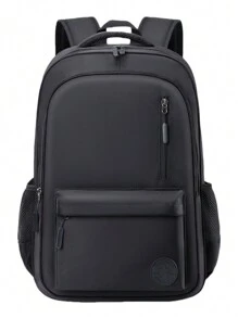 1 件黑色高容量休闲背包，轻便旅行背包，男女通用书包，适合大学、高中、青少年，返校礼物 - A - 查看 2