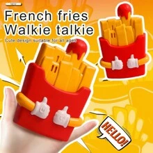 2件快餐对讲机、炸薯条对讲机、汉堡对讲机、可乐对讲机、冰淇淋对讲机儿童对讲机套装儿童对讲机无线通信互动对讲机