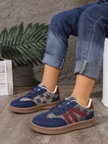 Zapatillas informales de suela blanda para niños, estilo deportivo de top bajo antideslizante para niños, nuevas para primavera/otoño