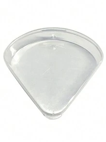 1pc/2pcs/4pcs/10pcs/Set Petal Shape Powder Puff Storage Box, Creative Cosmetic Puff Display Case,For Holiday Beach, Bathroom Collection, Bedroom Collection, Large Capacity - Clear - View 9