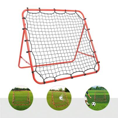 Soccer Rebound Net, Red Soccer Net, Portable Soccer Net