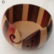 Wooden Yarn Bowl Crochet Organizer Storage Holder Non Slip -Friendly New Handmade DIY For Knitting Crochet Skeins