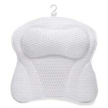 Bath Tub Cushion, Bath Cushion For Neck And Back Support With Powerful Suction Cups, Soft Spa Bath Cushion