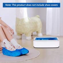 Home Shoe Covers Machine Automatic Shoe Covers Dispenser Shoe Cover Machine - Silver - View 9