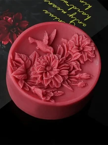 Moule en silicone de fleurs de pivoine pour savon, bougies et artisanat en résine - outil de moulage de plâtre aromatique DIY - idéal pour la décoration d'intérieur et les cadeaux