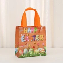 12pcs Easter Theme Non-Woven Fabric Bags, Holiday Gift Bags, Birthday Party Packaging Bags, Shopping Bags, Decorative Bags, Gift Bags, Waterproof Bags - Multicolor - View 8