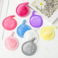 7 件装随机颜色数卸妆布、超细纤维可重复使用快干毛巾、天然洁面巾