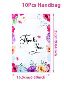 10/25/50Pcs Thank You Gift Bags,Handbags ,Thank You Gift Wrapping Bags Return Gift Bags,Perfect For Thank You Gifts,Holiday Birthday Party Supplies,Thanksgiving Party Gift ﻿