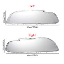 OUR ADVENTURE BOOK A pair of BMW 96-03 headlight lampshades made of ABS material, car lampshades, dust blocking protective covers