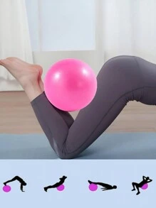 1pc Mini Yoga Ball 25cm Pilates Anti-Burst Gym Ball For Pelvic Floor Training, Fitness And Gym Workout, Exercise Equipment For Women