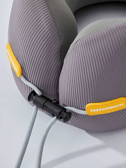 Memory Foam Shaped Neck Pillow, Travel Kussen Head Support, Airplane Sleep Chin Cushion, Portable view 6