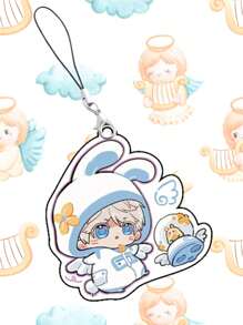 1pc Hot Game Love And Deepspace Keychain Cute Cartoon Figure Acrylic Key Chain Bag Pendant Ornament - Multicolor - View 12