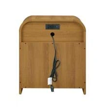 Better Homes & Gardens Juliet Nightstand With USB, Light Honey Finish - Light Honey - View 4