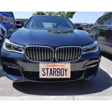 1pc The Weekend Ft | Starboy Metal Stamped License Plate Vintage Metal Tin Sign Garage Bar Patio Wall Decor, Men's Gift, 30 X 15 Cm, Random Hole Style