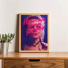 1 szt. Bez ramki, plakat na płótnie w stylu Art Deco z motywem muzycznym w kształcie gwiazdy - inspirowany stylem vintage wystrój biura domowego, salonu, sypialni, jadalni - wydruk artystyczny portretu do wnętrz bez ramki - tusz na płótnie sztuka ścienna dla miłośników muzyki - kreatywne dzieło sztuki na płótnie do dekoracji ściennej - wyjątkowy pomysł na prezent