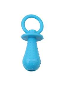 Pet Toy Rubber Bite Resistant Toy Pacifier, Pet Toy Grinding Sound Rubber Ball Pet Pacifier Shaped Feeder - Multicolor - View 15