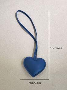 创意皮革心形花朵手绳吊坠精美PU吊坠小礼品服装配饰包包挂件情人