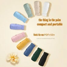 带有您的名字/徽标的个性化雨伞，女士迷你折叠雨伞，高端黑色涂层，户外防紫外线，轻巧紧凑的口袋大小雨伞夏季清凉、海滩、旅行