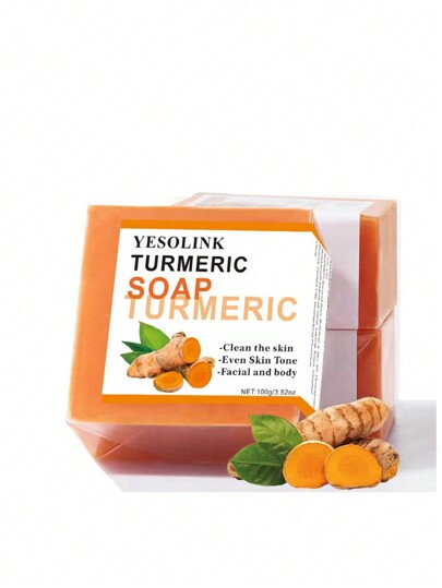 1pcKojic Acid Soap 100g/Bar For Brightening Skin Tone, Oil Control, Face And Body Cleansing, Rich Foam, Deep Cleansing, Making Skin Smoother, Handmade Essential Oil Soap