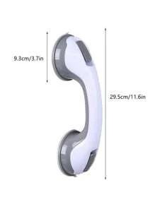 1/2 Pcs Bathroom Bathtub Handle Grab Bar And Shower Pole Handle, Safety Assistance For Disabled, Elderly, Bathroom Tub Grab Bar - Balance Aid, Suitable For Tile, Glass And Hard Plastic Only