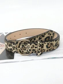 1pc Fashion Design Rivet Decorated PU Leather Belt For Women, Personalized Decor Buckle Jeans Dress Waistband Summer, School