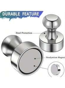 5/10/20 件多功能重型磁铁，适用于家庭、办公室、白板和冰箱 - 金属结构 - 彩色 - 查看 7