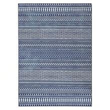 Modern Area Rug, Stain & Water Resistant Non-Shedding Boho Floral Area Rug For Home Office Bedroom Living Room Kitchen, Washable Carpet - Navy - View 7