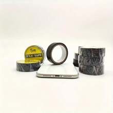 5/10/20/50 rolek 18 mm X 5 m czarna taśma elektryczna, odporna na wysoką temperaturę plastikowa taśma izolacyjna, odpowiednia do sklepów