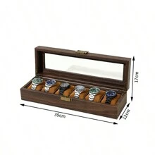 Caja de reloj personalizada de madera para hombres, caja de reloj grabada, estuche de reloj personalizado, organizador de relojes, regalo de aniversario para él, regalo para padrinos, regalo para hombres