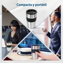 Aigostar Cafetera Eléctrica Portátil de 700W con Taza de Viaje de 420ML, Cafetera de Goteo Personal, Ideal para Oficina o Viajes - Negro - Ver 8