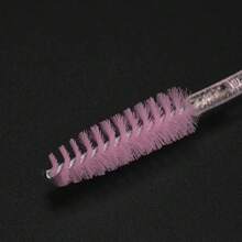 ATOMUS 50pcs/Pack Disposable Makeup Brushes, Crystal Eyebrow Brush, Diamond Handle Mascara Wand, Eyelash Extension Tools - Pink - View 9
