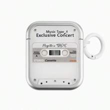 1 件复古盒式设计保护壳兼容 AirPods 1/2/4，简约白色适用于新款 AirPods 3、AirPods Pro 2 无线耳机 - 銀灰色 - 查看 5