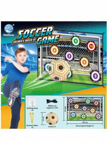 Kickball Children's Football Shooting Game, Intelligent Fitness Fun Toy, Suitable For Boys And Girls In Autumn, Hook And Loop Football Throwing Cloth Game, Reusable, Outdoor Football Training Target For Early Winter, Perfect Gift For Parent-Child Indoor/Outdoor Leisure, Festivals, Parties, Birthdays, Halloween, Christmas