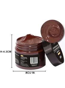 Brown Shoe Polish, Color Correction, Repairing Cracked Spots, Restoring Brown Leather Goods To Their Original Condition, 3-Piece Set