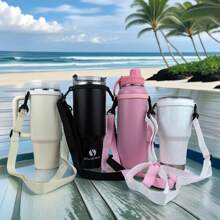 SUGAW 1 件装 IceFlow 杯用水瓶手柄带 杯肩绳 水瓶吊带 杯架带 ，杯子配件