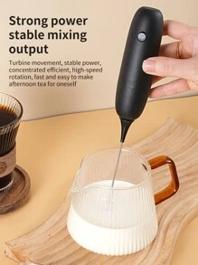 奶泡器，家用电动奶泡器，咖啡搅拌器，牛奶盖搅拌器，自动手持奶泡器 - 彩色 - 查看 8