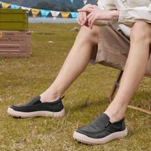 CAMEL CROWN Men's Slip-On Loafers, Comfortable & Versatile, Suitable For Travel, Slip-On Style - Black - View 7