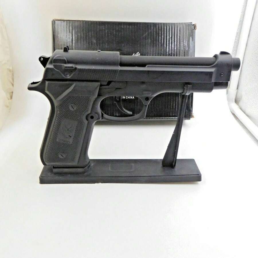 9mm M9 Beretta Jet Black Slide Action Gun Pistol Jet Torch Lighter USA - 1 - 查看 1