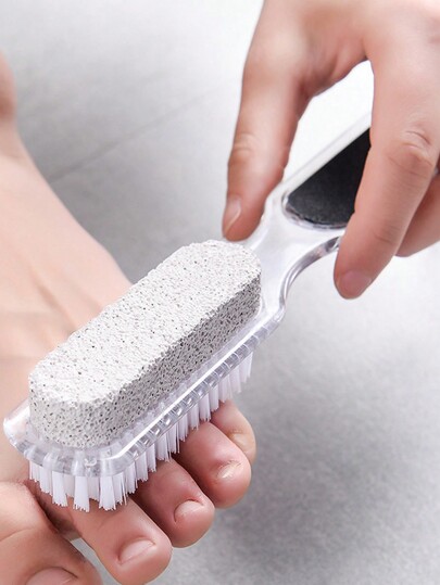 1pc/3pcs 4-In-1 Multifunctional Foot Spa Tools - Foot Scrubber, Callus Remover, Foot And Heel Scraper, Dead Skin Brush - Manual Body Care, For Smooth Feet