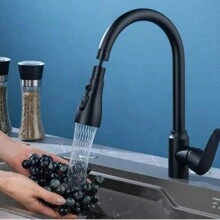 3-In-1 Kitchen & Bathroom Faucet Extender - Splash-Proof Pressurized Shower Head With 3-Speed Rotating Aerated Spray And Cleaning Nozzle Home Bathroom Decor Fall Decor Back To School
