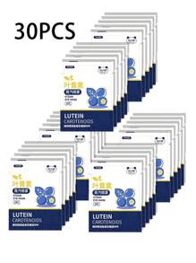 1 / 5/10 / 20 / 30 / 50PCS Blueberry Lutein Steam Heat Patch Eye Mask, Moisturizes The Eyes, Relieves Fatigue, Relaxes The Body And Mind, Suitable For Long-Term Use Of Electronic Products Such As Computers And Mobile Phones, Students With High Study And Work Pressure, Office Workers, Business Travelers, Tourists, And People Who Stay Up Late,School,Back To School,Travel,Travel Essentials,Home Essentials,Eye Mask,Sleep Mask - Green - View 13