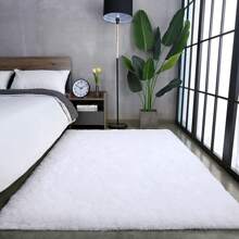 Super Soft Shaggy Rugs Fluffy Carpets For Non-Slip Shag Bedside Rug Many Sizes - White - View 6