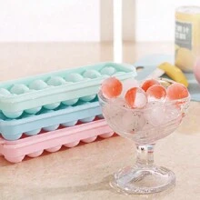 1 buc. Formă rotundă 3D pentru gheață cu capac - Set mare de tăvi pentru gheață DIY pentru whisky, cocktailuri și cafea - Perfect pentru petrecerile de Crăciun, tavă pentru gheață pentru pahar, gheață reutilizabilă pentru băuturi